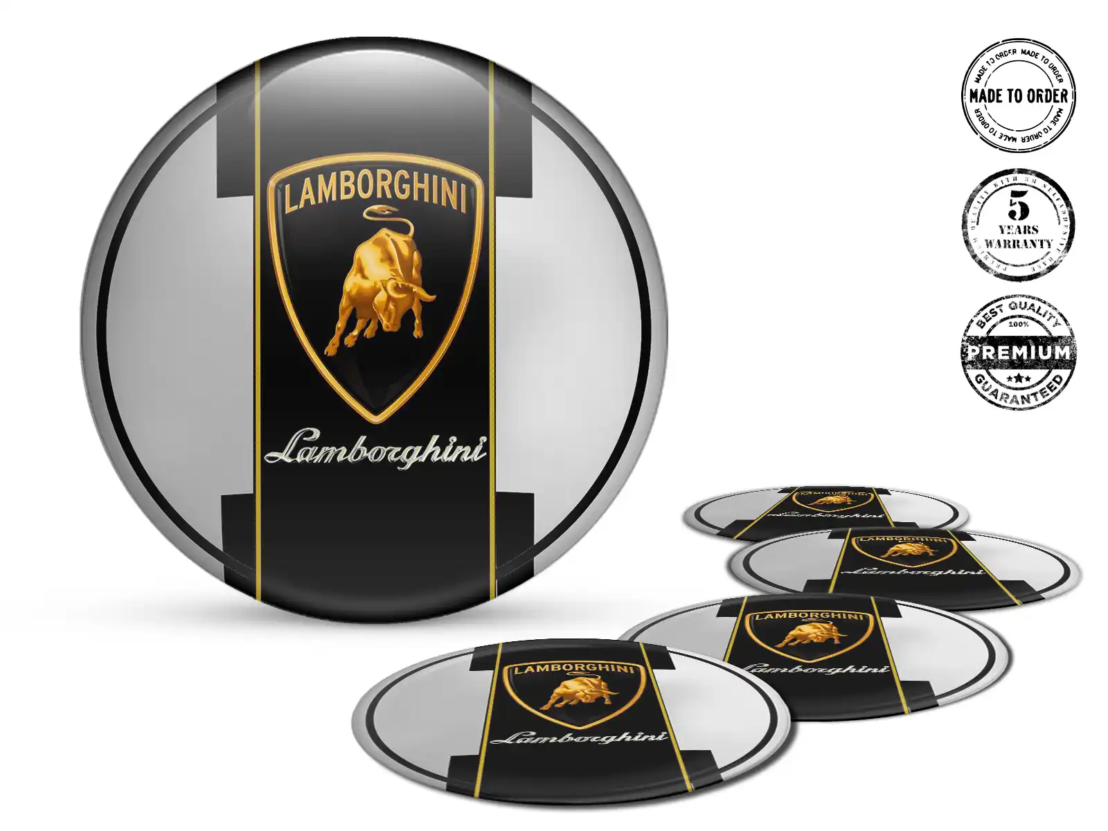 Lamborghini Calcomanías en Ruedas Estilo Pegatinas Racing